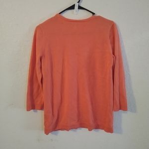 Croft & Borrow pink coral extra small sweater